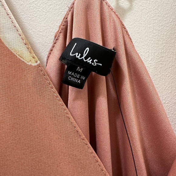 Lulus Floral Sleeveless Wrap Maxi Dress Size M Boho Romantic Sundress Wedding - Picture 8 of 13